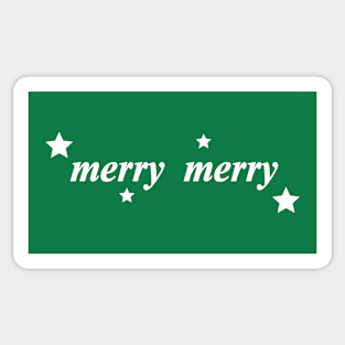 merry merry Sticker